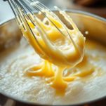 Cottura a bagnomaria della salsa bernese