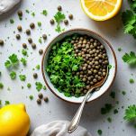 Aromi e succo di limone per tartare