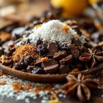 Ripieno con spezie, cioccolato e uvetta