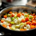 soffritto per zuppa di lenticchie