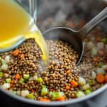 cottura zuppa di lenticchie