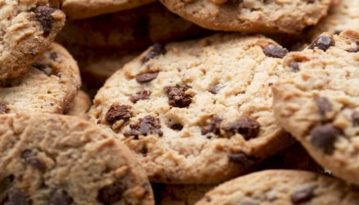 biscotti con gocce di cioccolato