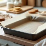 Teglia pronta per brownies alla zucca