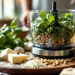 Ingredienti nel mixer