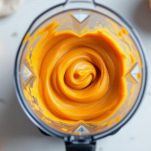 Zucca frullata fino a ottenere una crema