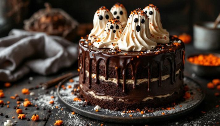 Torta fantasma al cioccolato