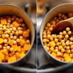 Ceci in pentola con zucca