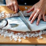 sgombri eviscerati e privati delle lische