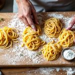 Bigoli su spianatoia