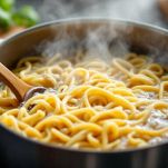 Bigoli cotti con sugo