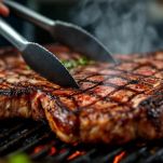 Bistecca girata sui lati