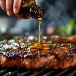 Bistecca servita al piatto