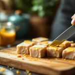 cubetti di pollo con senape