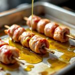 Involtini di carne su spiedini