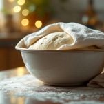 Ciotola coperta con canovaccio.