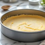 Base biscotto pressata in stampo a cerniera.