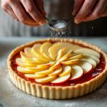 Crostata di mele in forno.