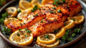 Salmone al forno