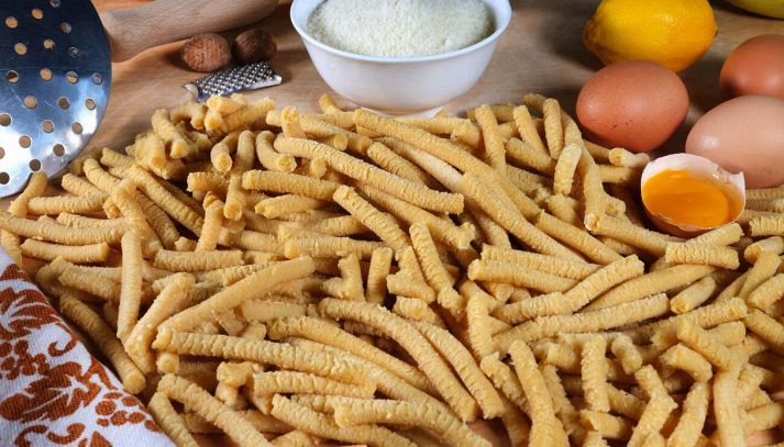 passatelli asciutti con prosciutto