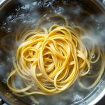 La cottura delle tagliatelle