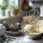 Impasto omogeneo preparato con farina, olio e vino.