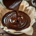 Impasto versato nello stampo preparato.