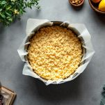 Composto lasciato riposare due ore nello stampo.