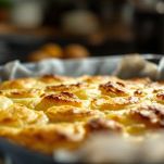 Tortino lasciato riposare nel forno spento.