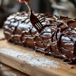 Tronchetto lasciato riposare in frigorifero.