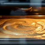 Biscuit in forno statico a 180 °C.