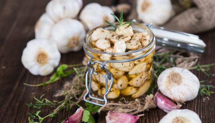 aglio sott'olio ricetta