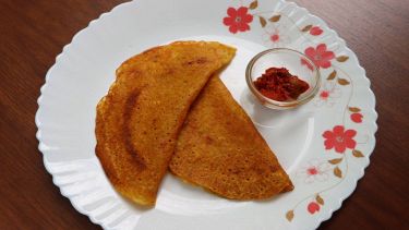 Crepes di lenticchie rosse