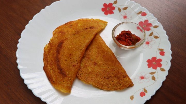 Crepes di lenticchie rosse