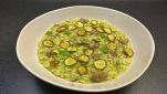 Risotto di zucchine e salsiccia