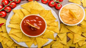 nachos con salse