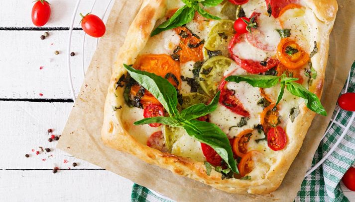Torta Salata con pomodorini
