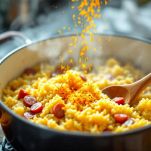 Zafferano nel risotto