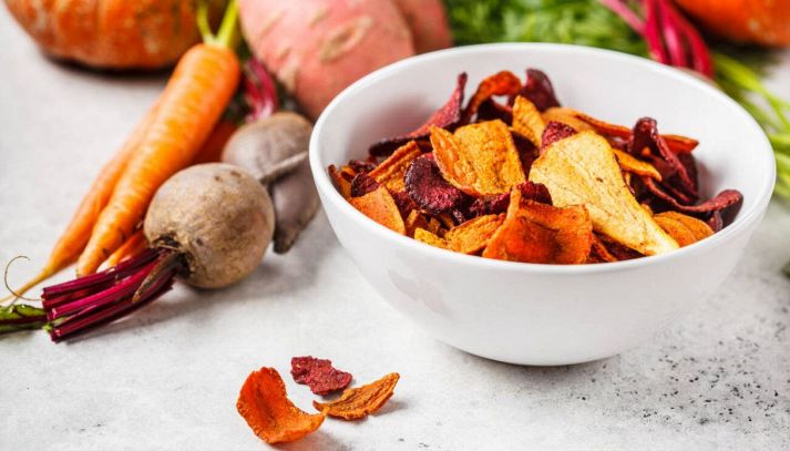 Chips di carote