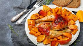 Pollo alla zucca