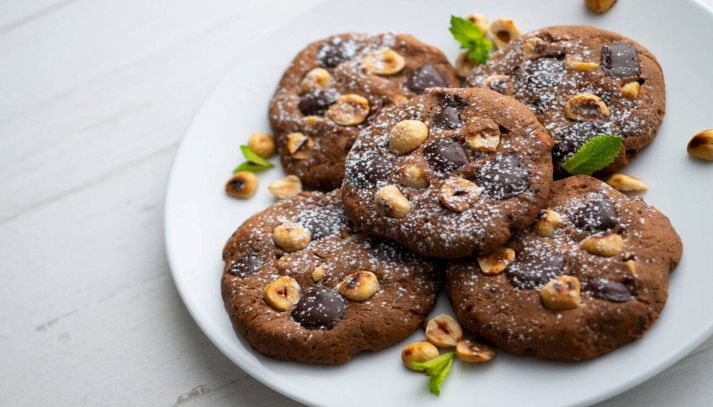 Biscotti al cioccolato e nocciole