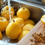 Lavate accuratamente le mele cotogne-di-mele-cotogne_step_2_risultato