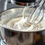 Panna montata con zucchero a velo