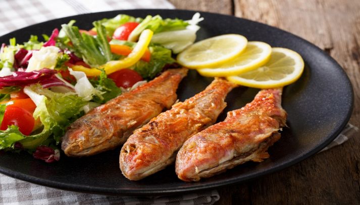Triglie al forno gratinate