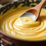 Farinata cremosa in pentola