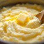 Burro che si scioglie nella farinata