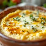 Farinata di mais fumante