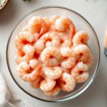 Ciotola con gamberetti