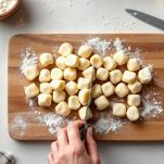 Bastoncini tagliati a pezzetti