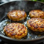 Hamburger in cottura