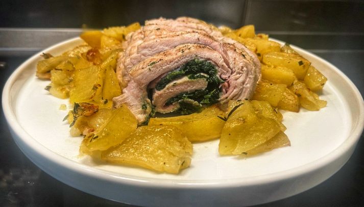 Rollè di pollo al forno